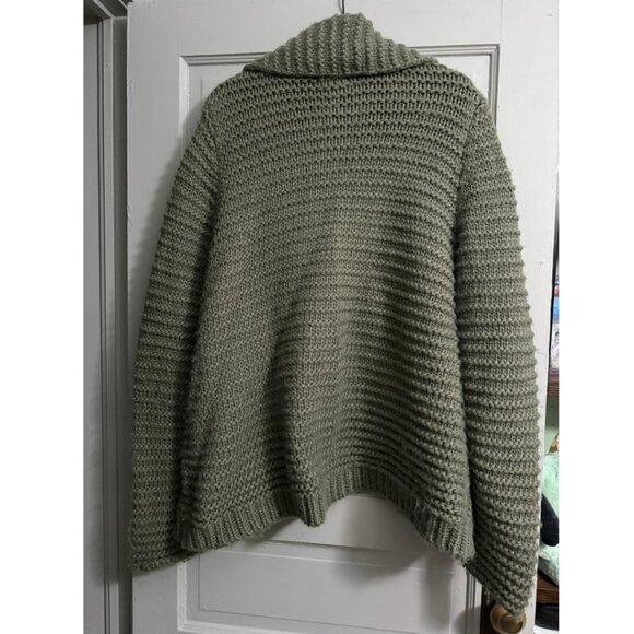 LOU & GREY Olive Green Knit Cardigan XL - Picture 2 of 6